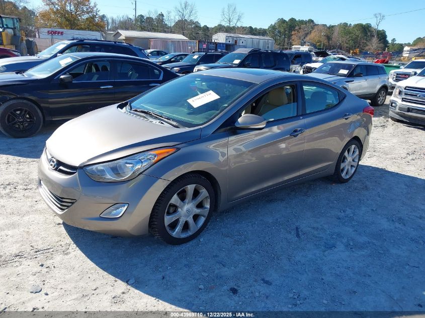 2013 Hyundai Elantra Limited VIN: 5NPDH4AEXDH213848 Lot: 43969710