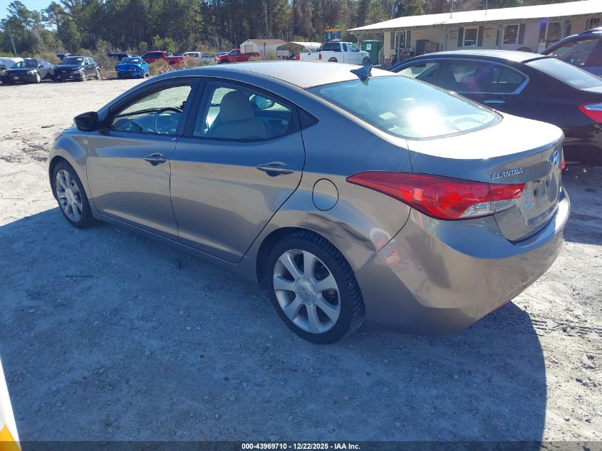 2013 Hyundai Elantra Limited VIN: 5NPDH4AEXDH213848 Lot: 43969710
