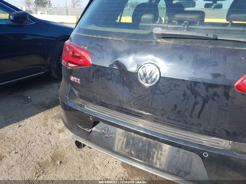 2015 Volkswagen Golf Gti 2.0T Autobahn W/Performance Package 4-Door VIN: 3VW547AU0FM088135 Lot: 43969721