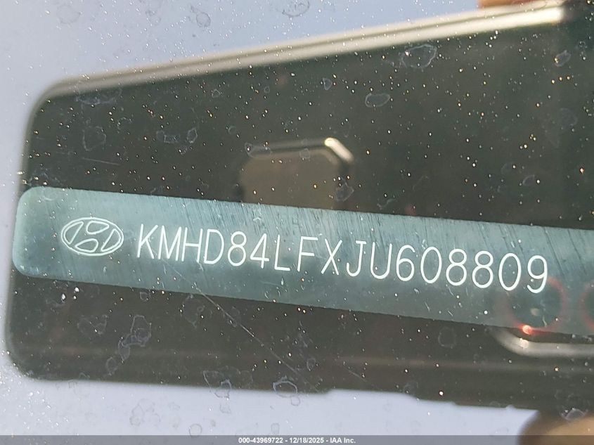 2018 Hyundai Elantra Value Edition VIN: KMHD84LFXJU608809 Lot: 43969722