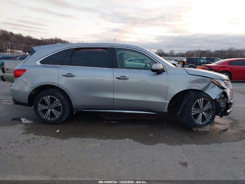 2017 Acura Mdx VIN: 5J8YD4H31HL001134 Lot: 43969724