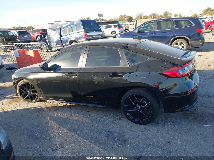 2025 Honda Civic Sedan Sport VIN: 19XFL2H87SE009831 Lot: 43969737