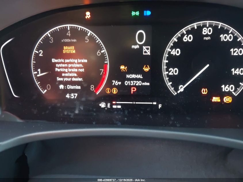 2025 Honda Civic Sedan Sport VIN: 19XFL2H87SE009831 Lot: 43969737