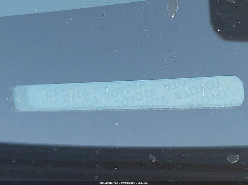 2021 Toyota 4Runner Sr5 VIN: JTEMU5JR9M5929107 Lot: 43969743