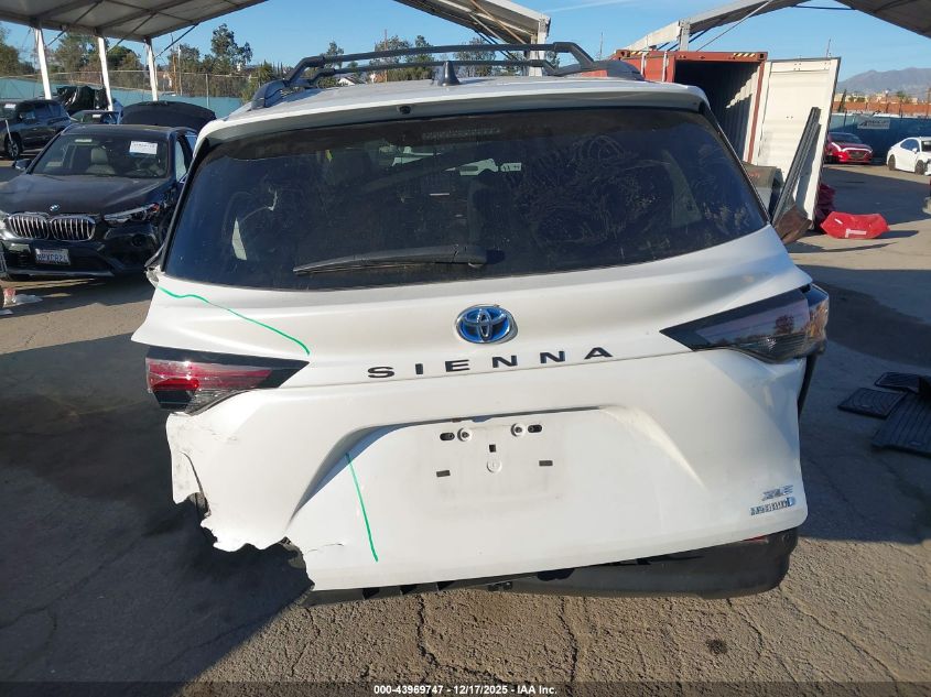 2024 Toyota Sienna Xle VIN: 5TDJSKFC6RS149227 Lot: 43969747