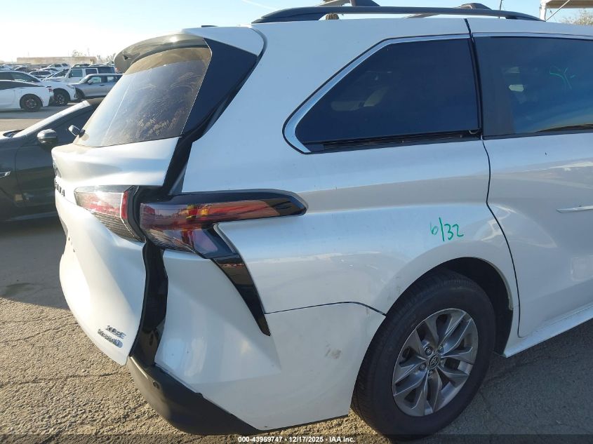 2024 Toyota Sienna Xle VIN: 5TDJSKFC6RS149227 Lot: 43969747