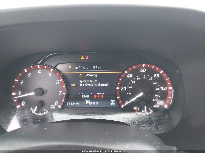 2025 Nissan Frontier Pro-4X 4X4 VIN: 1N6ED1EK3SN634609 Lot: 43969750