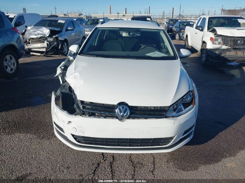2017 Volkswagen Golf Sportwagen Tsi S/Tsi Se/Tsi Sel VIN: 3VWC17AU7HM542870 Lot: 43969775