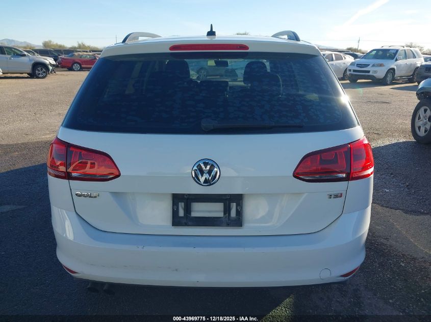 2017 Volkswagen Golf Sportwagen Tsi S/Tsi Se/Tsi Sel VIN: 3VWC17AU7HM542870 Lot: 43969775