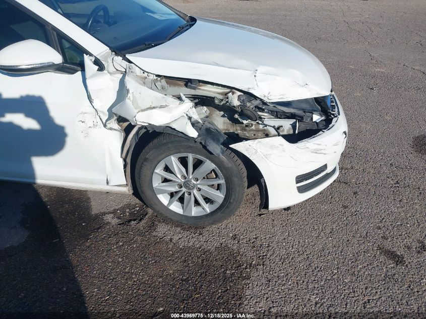 2017 Volkswagen Golf Sportwagen Tsi S/Tsi Se/Tsi Sel VIN: 3VWC17AU7HM542870 Lot: 43969775