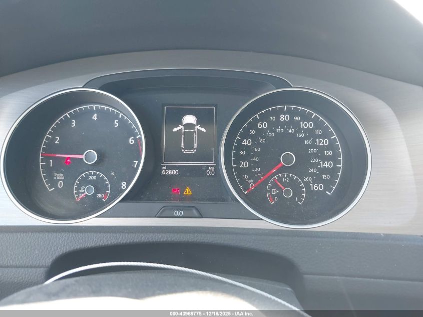 2017 Volkswagen Golf Sportwagen Tsi S/Tsi Se/Tsi Sel VIN: 3VWC17AU7HM542870 Lot: 43969775