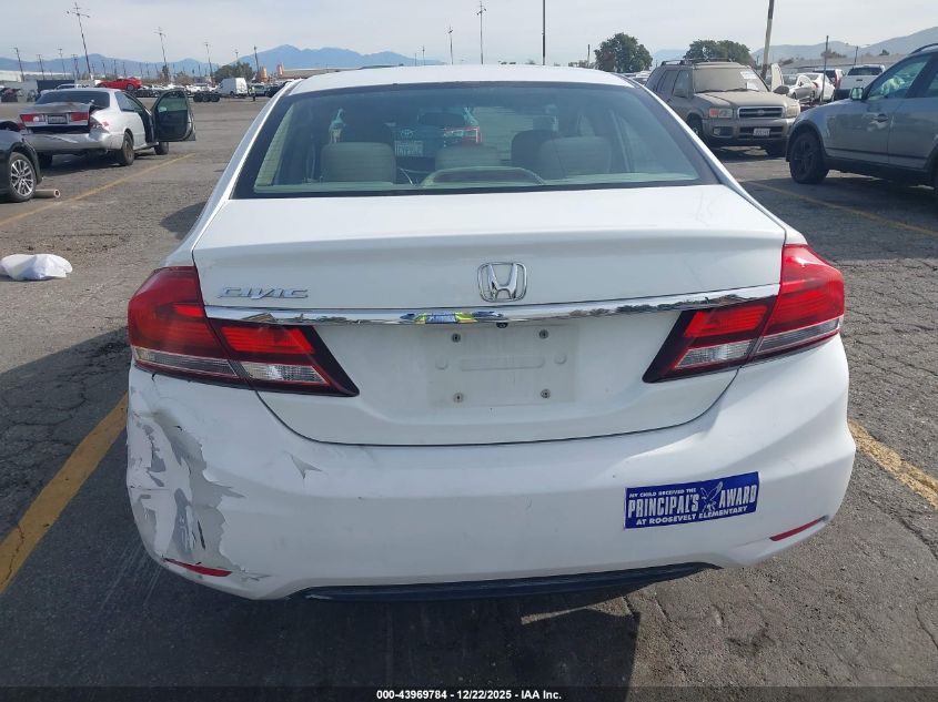 2013 Honda Civic Lx VIN: 19XFB2F53DE274261 Lot: 43969784