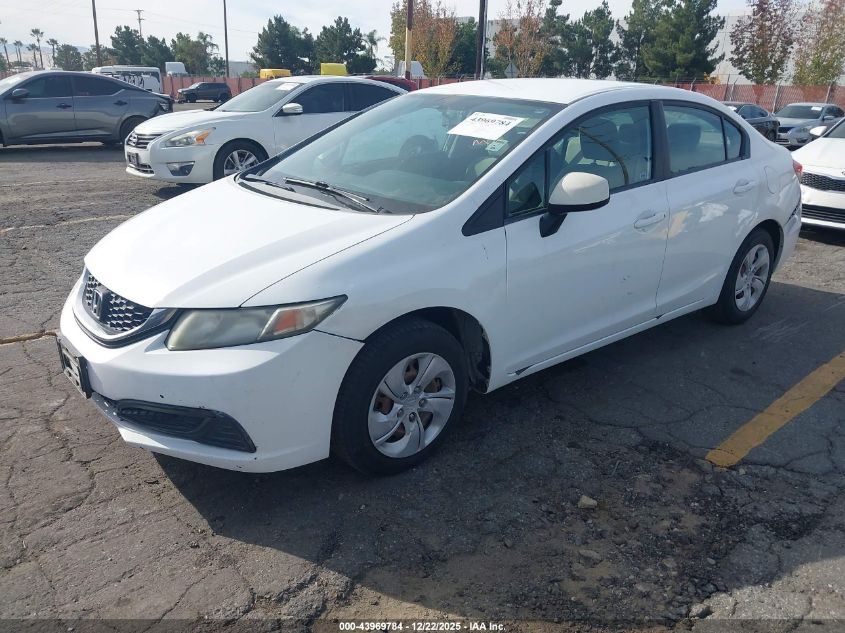 2013 Honda Civic Lx VIN: 19XFB2F53DE274261 Lot: 43969784