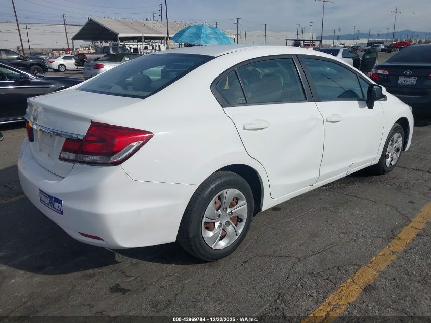 2013 Honda Civic Lx VIN: 19XFB2F53DE274261 Lot: 43969784