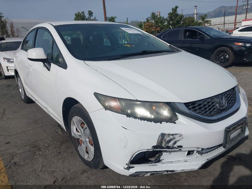 2013 Honda Civic Lx VIN: 19XFB2F53DE274261 Lot: 43969784