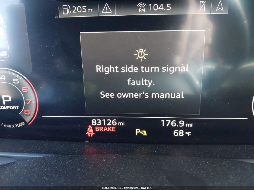 2019 Audi A6 55 Premium VIN: WAUM2AF22KN063968 Lot: 43969785