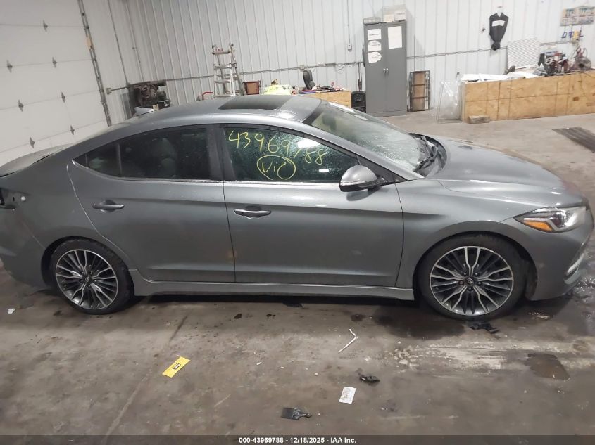 2018 Hyundai Elantra Sport VIN: KMHD04LB7JU530994 Lot: 43969788