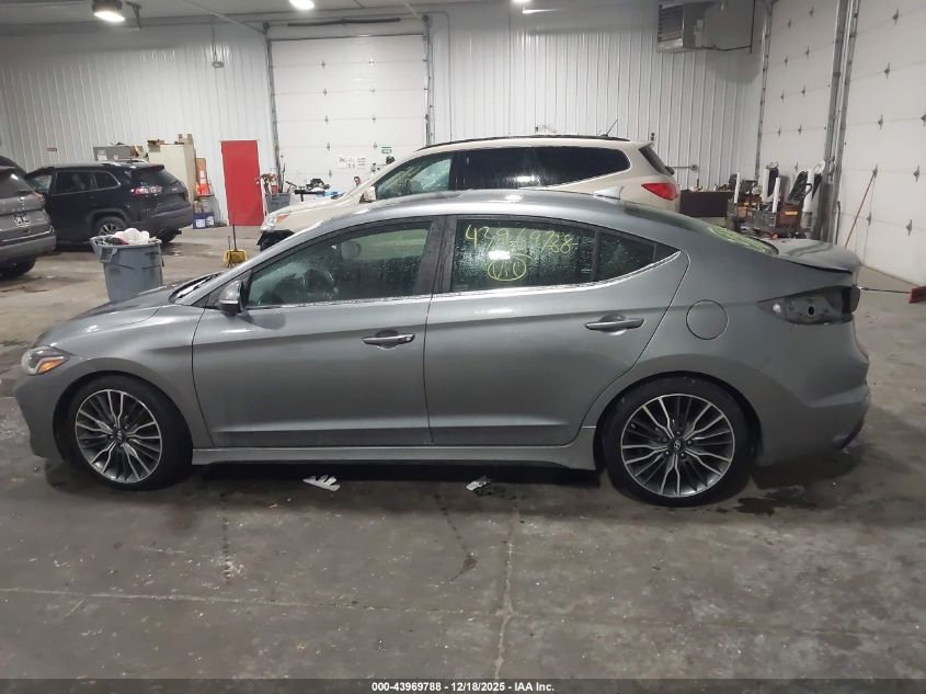 2018 Hyundai Elantra Sport VIN: KMHD04LB7JU530994 Lot: 43969788