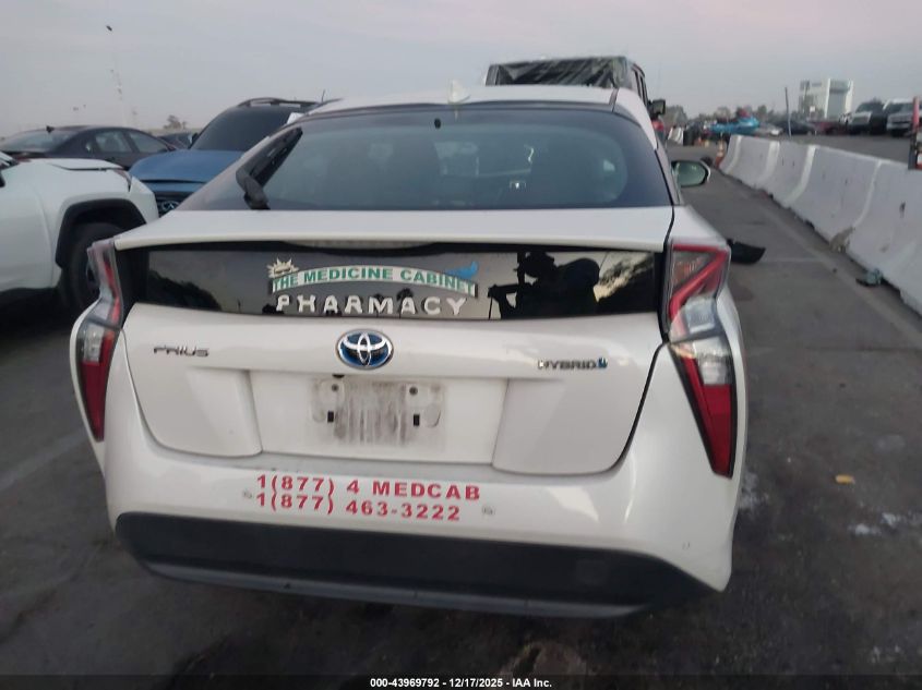 2018 Toyota Prius Two VIN: JTDKBRFU5J3074063 Lot: 43969792