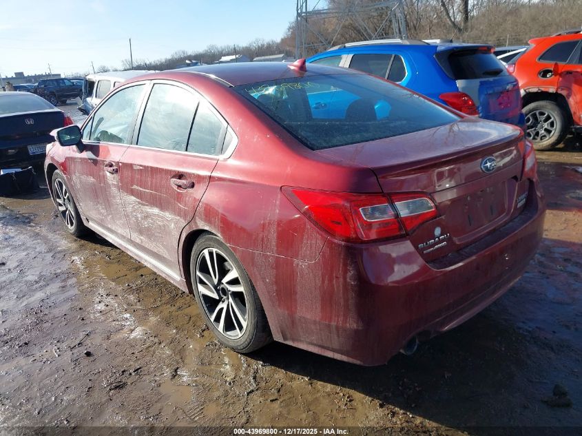2017 Subaru Legacy 2.5I Sport VIN: 4S3BNAS65H3023141 Lot: 43969800