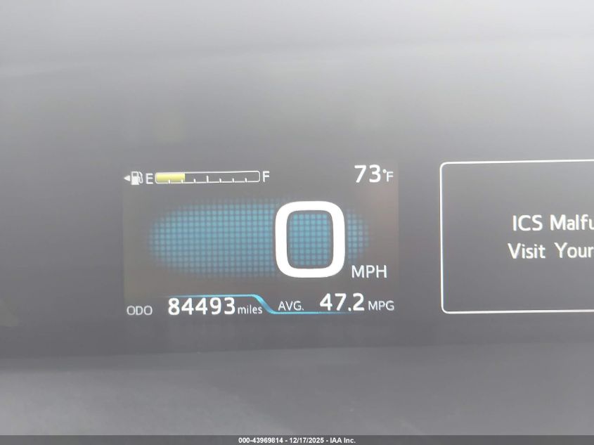 2018 Toyota Prius Four/Four Touring/One/Three/Three Touring/Two/Two Eco VIN: JTDKBRFU7J3081743 Lot: 43969814