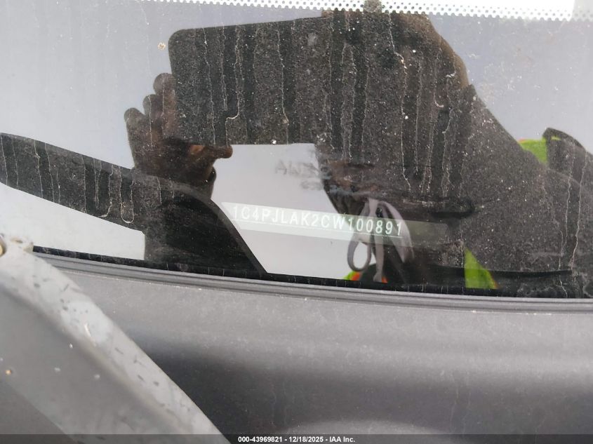 2012 Jeep Liberty Sport VIN: 1C4PJLAK2CW100891 Lot: 43969821