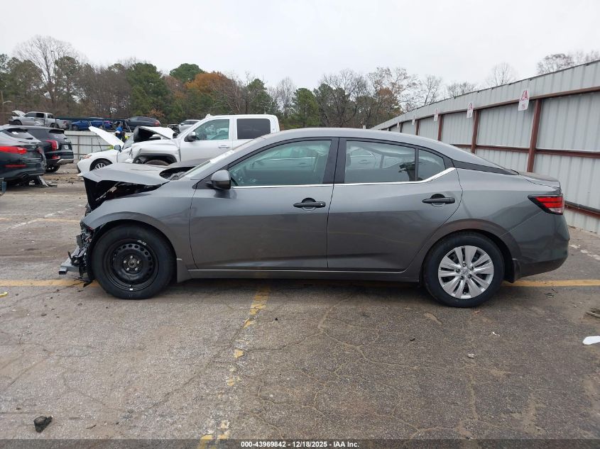 2025 Nissan Sentra S VIN: 3N1AB8BV8SY384840 Lot: 43969842