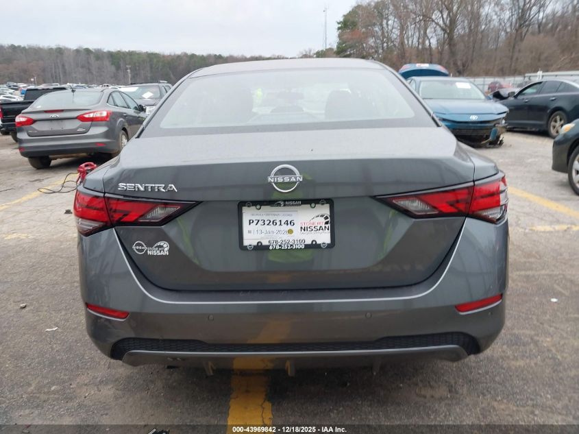 2025 Nissan Sentra S VIN: 3N1AB8BV8SY384840 Lot: 43969842