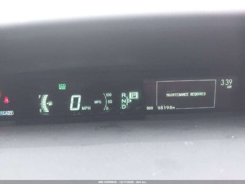 2015 Toyota Prius Three VIN: JTDKN3DU8F0478295 Lot: 43969845