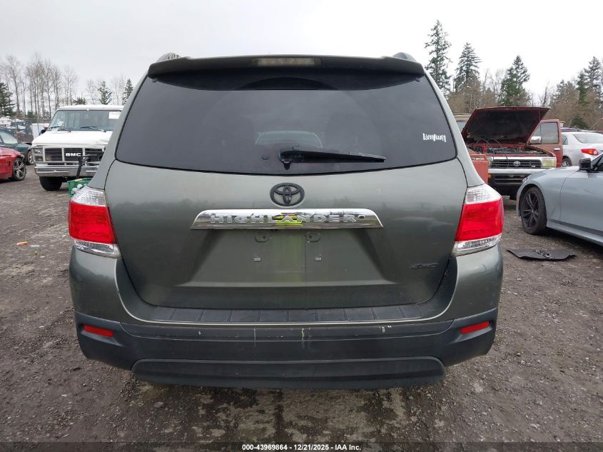 2011 Toyota Highlander Base V6 VIN: 5TDBK3EH4BS078154 Lot: 43969864