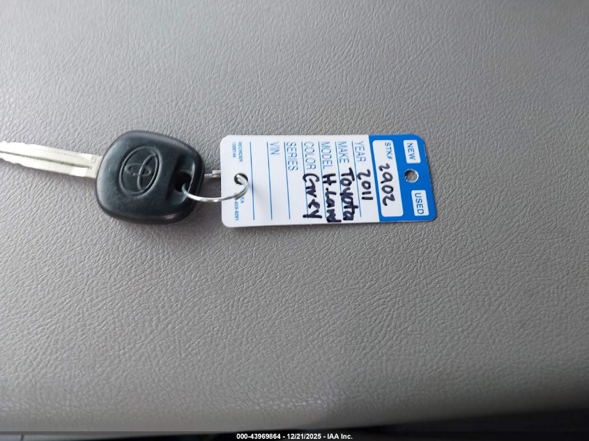 2011 Toyota Highlander Base V6 VIN: 5TDBK3EH4BS078154 Lot: 43969864