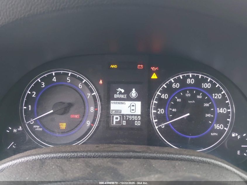 2011 Infiniti G37X VIN: JN1CV6ARXBM409426 Lot: 43969870