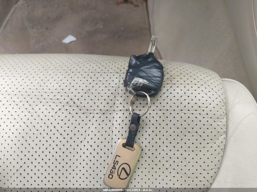 2002 Lexus Ls 430 VIN: JTHBN30F120069037 Lot: 43969889