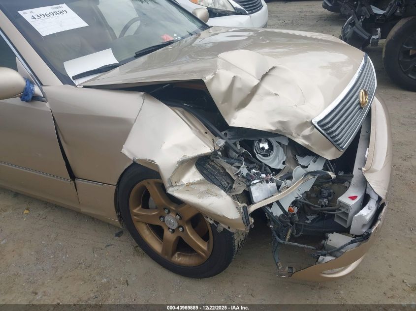 2002 Lexus Ls 430 VIN: JTHBN30F120069037 Lot: 43969889