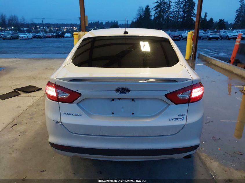 2014 Ford Fusion Hybrid Se VIN: 3FA6P0LU8ER358030 Lot: 43969896