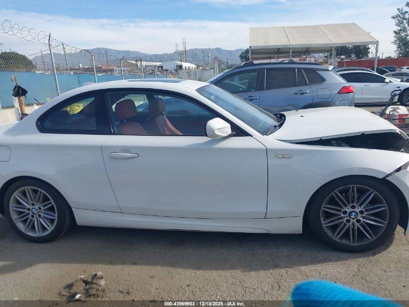 2013 BMW 128I VIN: WBAUP9C54DVS94405 Lot: 43969903