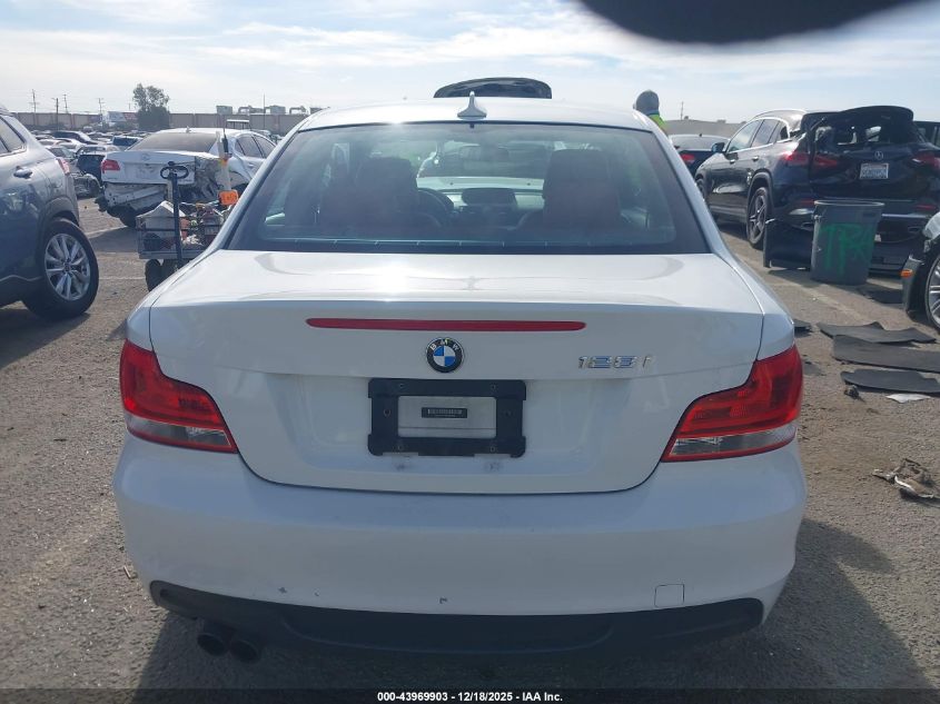 2013 BMW 128I VIN: WBAUP9C54DVS94405 Lot: 43969903
