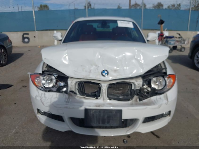 2013 BMW 128I VIN: WBAUP9C54DVS94405 Lot: 43969903