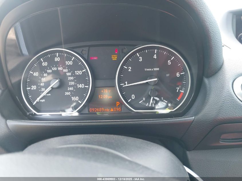 2013 BMW 128I VIN: WBAUP9C54DVS94405 Lot: 43969903