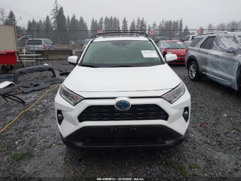2019 Toyota Rav4 Hybrid Xle VIN: JTMRWRFV1KD035638 Lot: 43969912