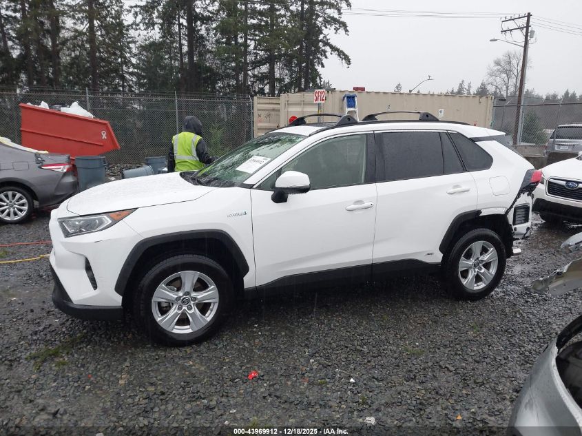 2019 Toyota Rav4 Hybrid Xle VIN: JTMRWRFV1KD035638 Lot: 43969912