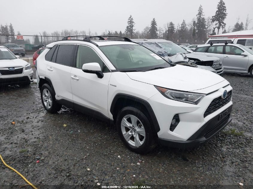 2019 Toyota Rav4 Hybrid Xle VIN: JTMRWRFV1KD035638 Lot: 43969912