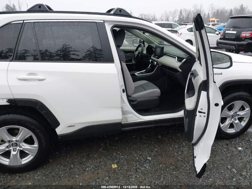 2019 Toyota Rav4 Hybrid Xle VIN: JTMRWRFV1KD035638 Lot: 43969912