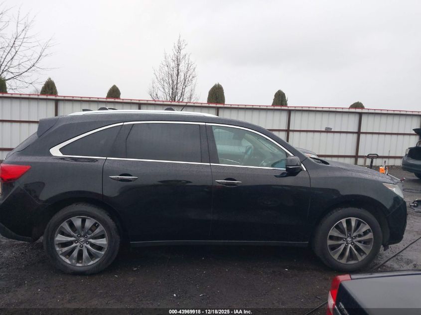 2014 Acura Mdx Technology Package VIN: 5FRYD4H41EB027107 Lot: 43969918