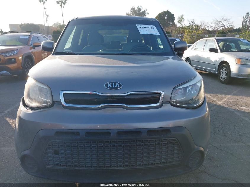 2015 Kia Soul + VIN: KNDJP3A54F7193233 Lot: 43969922