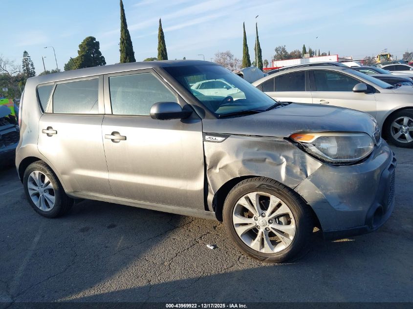 2015 Kia Soul + VIN: KNDJP3A54F7193233 Lot: 43969922