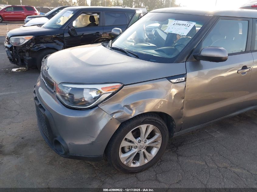 2015 Kia Soul + VIN: KNDJP3A54F7193233 Lot: 43969922
