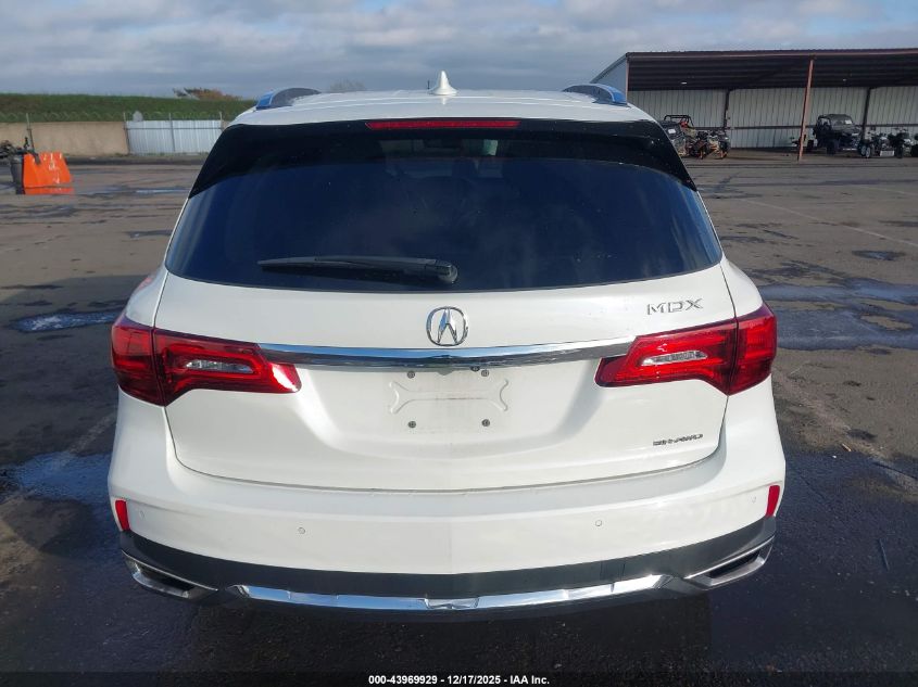 2017 Acura Mdx Advance Package VIN: 5FRYD4H82HB002384 Lot: 43969929