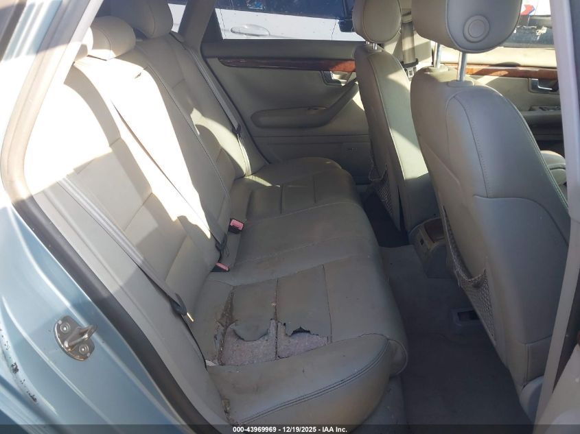 2002 Audi A4 3.0 VIN: WAUJT68E02A275876 Lot: 43969969