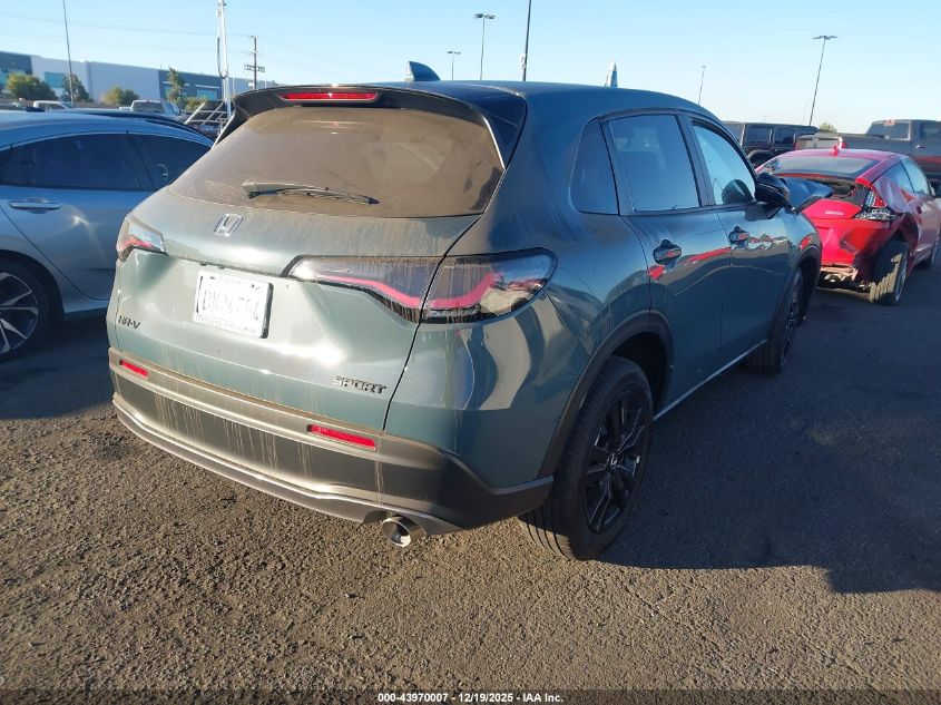 2026 Honda Hr-V 2Wd Sport VIN: 3CZRZ1H5XTM721733 Lot: 43970007